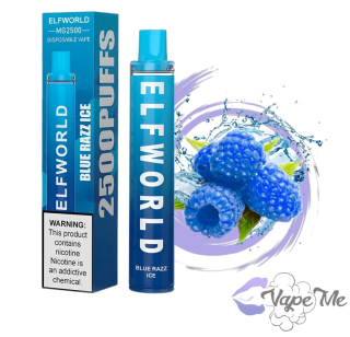 Elf World MG 2500 puffs Blue Razz Ice 2% Nicotine