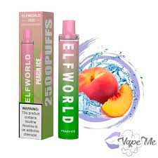 Elf World MG 2500 puffs Peach Ice 2% Nicotine